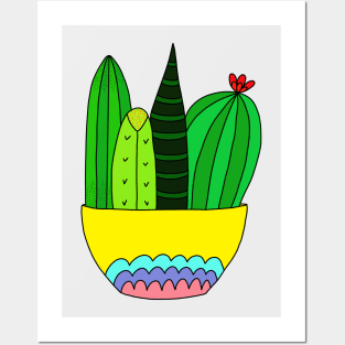 Cute Cactus Design #52: Cactus Succulent Arrangement Posters and Art